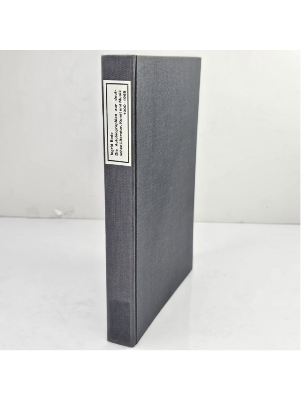Ingrid Bode Die Autobiographien Zur Deutschen Literatur Kunst Musik 1900-1965...